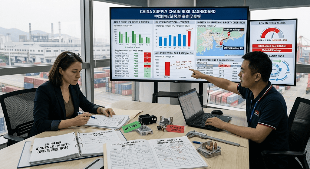 china supply chain risk review