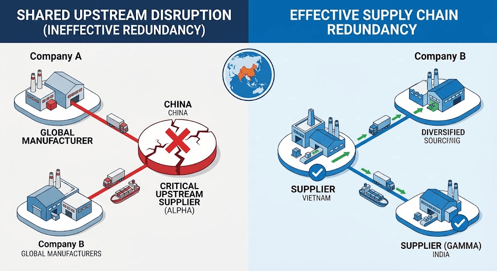 effective supply chain redundancy