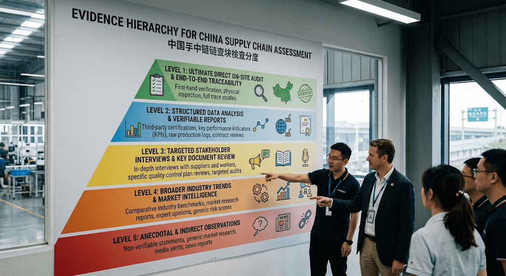 evidence based supply chain assessment