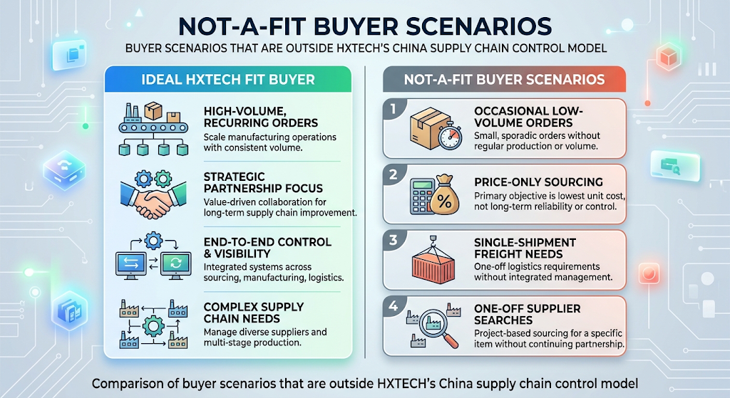 not a fit buyer scenarios